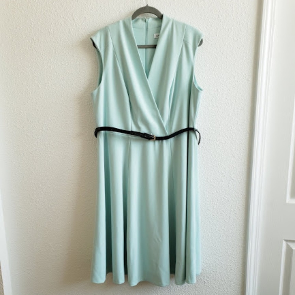 Calvin Klein Teal Dress